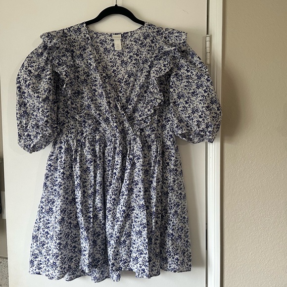 H&M Blue Floral Dress - Picture 6 of 8